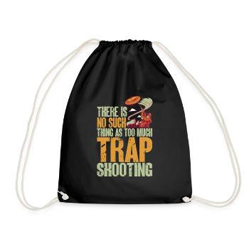 Tir au piège Tir au pigeon en argile Skeet - Sac de sport léger - noir - Devant