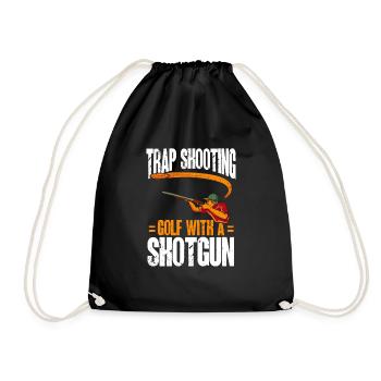 Tir au piège Tir au pigeon en argile Skeet - Sac de sport léger - noir - Devant