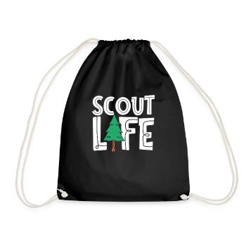 Boy Scout Life Scout Life - Drawstring Bag - black - Front