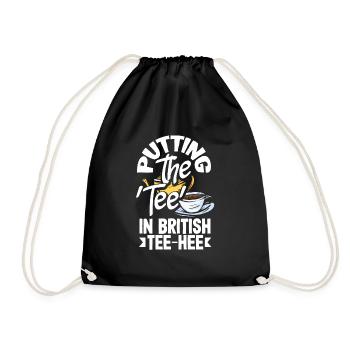 Mettre le tee en tee-hee britannique - Sac de sport léger - noir - Devant