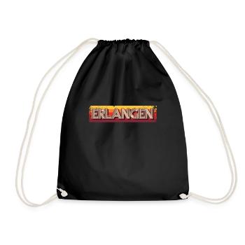 Erlangenerin Erlangener Erlangen - Drawstring Bag - black - Front