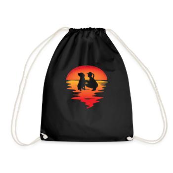 Accessoires pour chiens Rottweiler Propriétaires de chiens - Sac de sport léger - noir - Devant