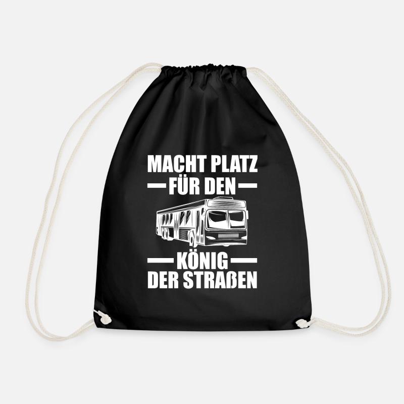 Bus Busfahrer - Turnbeutel - Schwarz