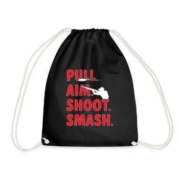 Tir au piège Tir au pigeon en argile Skeet - Sac de sport léger - noir - Devant