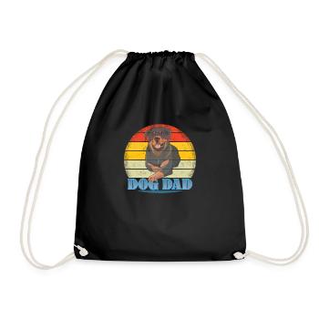Accessoires pour chiens Rottweiler Propriétaires de chiens - Sac de sport léger - noir - Devant
