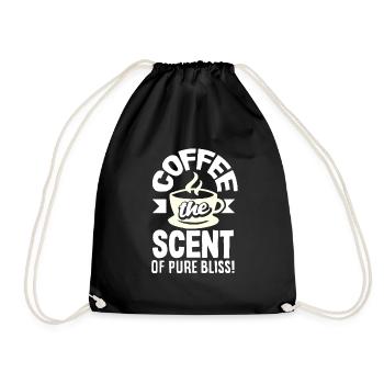 Coffee The Scent of Pure Bliss - Drawstring Bag - black - Front