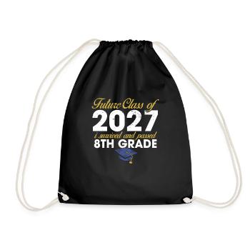 Futur Grade De 2027 Remise des diplômes de 8ème Année Dernier - Sac de sport léger - noir - Devant
