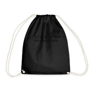 Scout - Drawstring Bag - black - Front