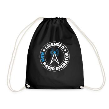 Amateur Radio Channel Licensed Amateur Radio Op - Sac de sport léger - noir - Devant