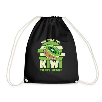 You Hold The Kiwi To My Heart - Turnbeutel - Schwarz - Vorne