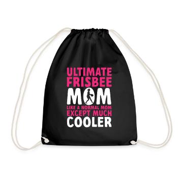 Disque de lancer de frisbee ultime - Sac de sport léger - noir - Devant