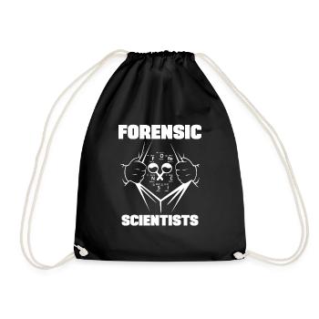 Analyste criminalistique Laboratoire criminel Idée cadeau - Sac de sport léger - noir - Devant