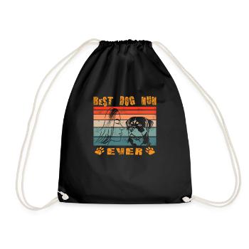 Accessoires pour chiens Rottweiler Propriétaires de chiens - Sac de sport léger - noir - Devant