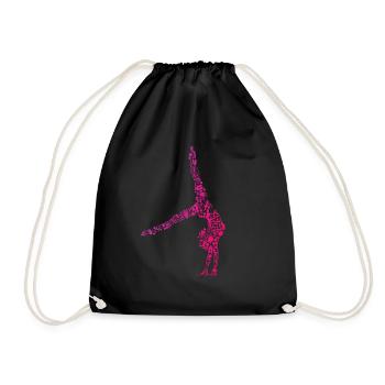 Rhythmic Gymnastics - Drawstring Bag - black - Front