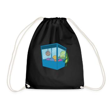 Avocado Slot Machine - Drawstring Bag - black - Front