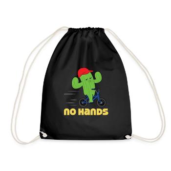 Pas de mains - Sac de sport léger - noir - Devant
