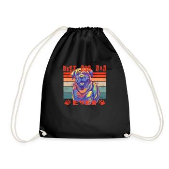 Accessoires pour chiens Rottweiler Propriétaires de chiens - Sac de sport léger - noir - Devant
