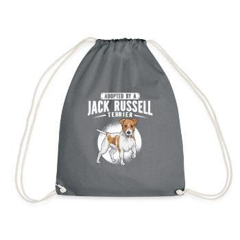 Jack Russell Terrier - Sac de sport léger - gris - Devant