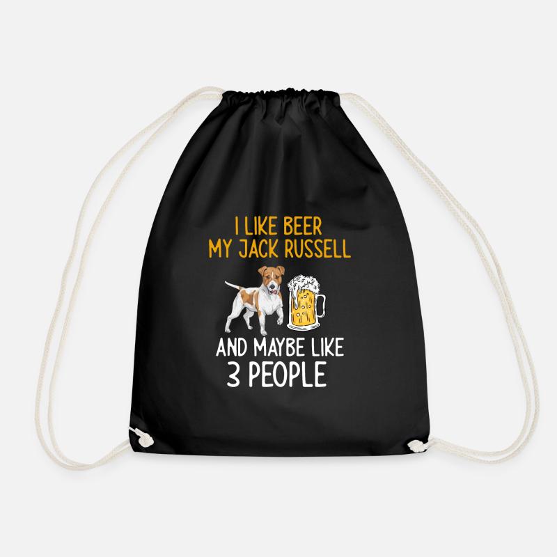 Jack Russell Terrier - Sac de sport léger - noir