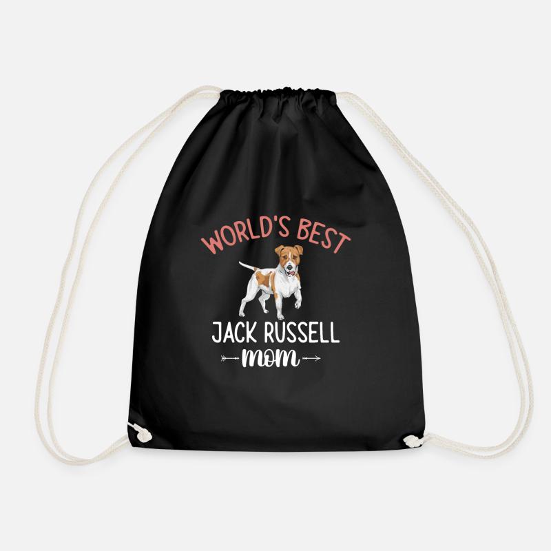 Jack Russell Terrier - Turnbeutel - Schwarz
