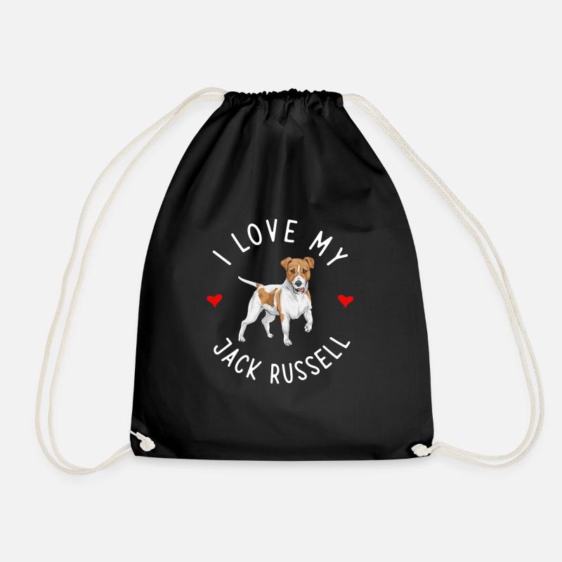 Jack Russell Terrier - Sac de sport léger - noir