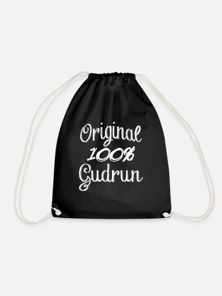 Original 100% Gudrun - Turnbeutel - Schwarz