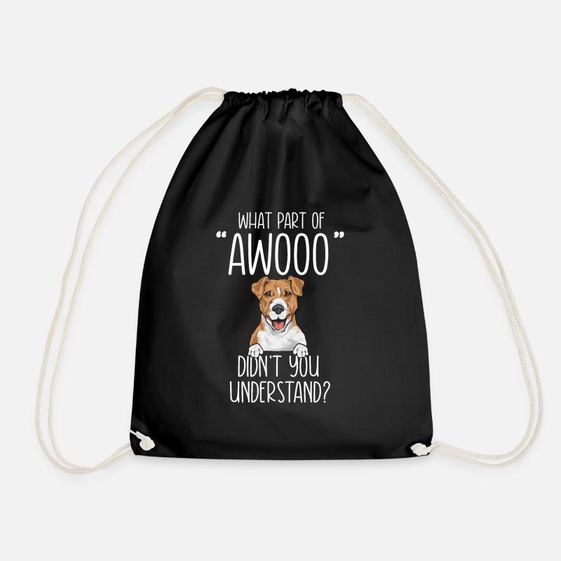 Jack Russell Terrier - Turnbeutel - Schwarz