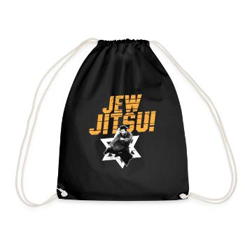 Jitsu juif drôle Arts martiaux juifs Rabbi Jiu - Sac de sport léger - noir - Devant