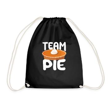 Équipe Pie Citrouille Thanksgiving Day Pèlerin Automne - Sac de sport léger - noir - Devant