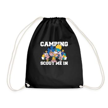 Boy Scout drôle - Sac de sport léger - noir - Devant