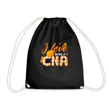 J’adore être un Cna Pumpkin Autumn - Sac de sport léger - noir - Devant