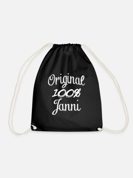 Original 100% Janni - Turnbeutel - Schwarz