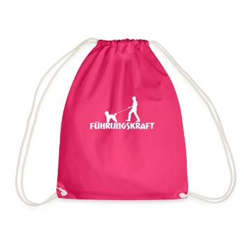 Hundezubehör Pudel Hundebesitzer - Turnbeutel - Fuchsia - Vorne