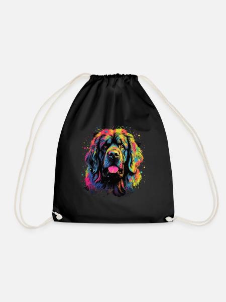 Leonberger Dog Gift Saying - Sac de sport léger - noir