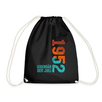 Limited Edition Juli 1952 Legendär Seit Juli 1952 - Turnbeutel - Schwarz - Vorne