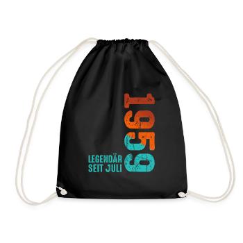 Limited Edition Juli 1959 Legendär Seit Juli 1959 - Turnbeutel - Schwarz - Vorne