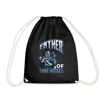 Father of Thor-nadoes Father's Day - Drawstring Bag - black - Front