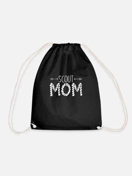 Pfadfinder Scout Mom - Turnbeutel - Schwarz