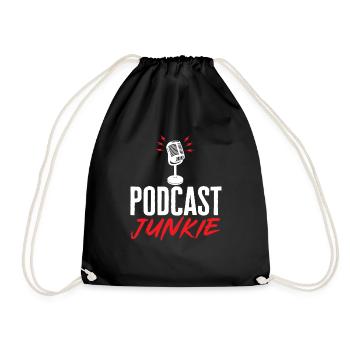 Podcaster Podcast - Drawstring Bag - black - Front