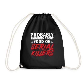 Wahre Verbrechen Podcaster True Crime Podcast - Drawstring Bag - black - Front