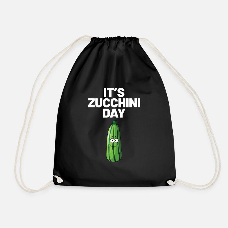 Zucchini - Turnbeutel - Schwarz