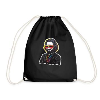 Le communisme a quitté le marxisme Karl Marx - Sac de sport léger - noir - Devant