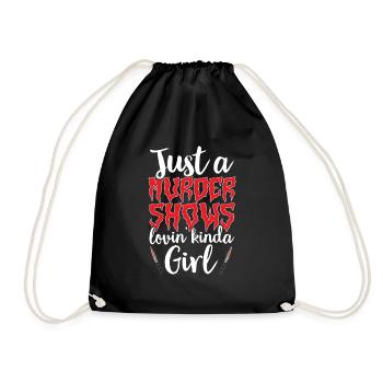 Wahre Verbrechen Podcaster True Crime Podcast - Drawstring Bag - black - Front