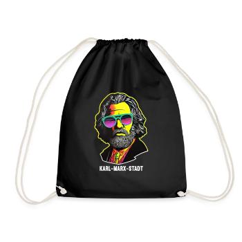 Le communisme a quitté le marxisme Karl Marx - Sac de sport léger - noir - Devant