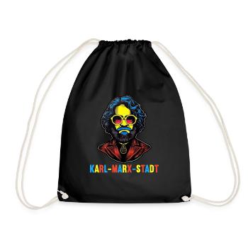 Le communisme a quitté le marxisme Karl Marx - Sac de sport léger - noir - Devant