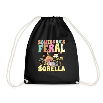 Quelqu’un de Feral Sorella French Sister Wild - Sac de sport léger - noir - Devant