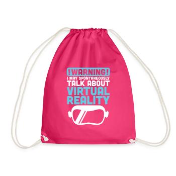 Cadeau VR de réalité virtuelle - Sac de sport léger - fuchsia - Devant