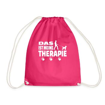 Hundezubehör Pudel Hundebesitzer - Turnbeutel - Fuchsia - Vorne