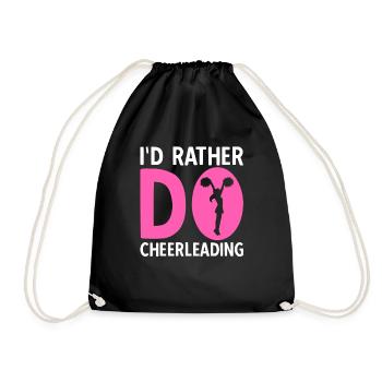 Je préfère faire du cheerleading - Sac de sport léger - noir - Devant