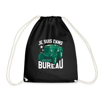 Je Suis Dans Mon Bureau - Sac de sport léger - noir - Devant